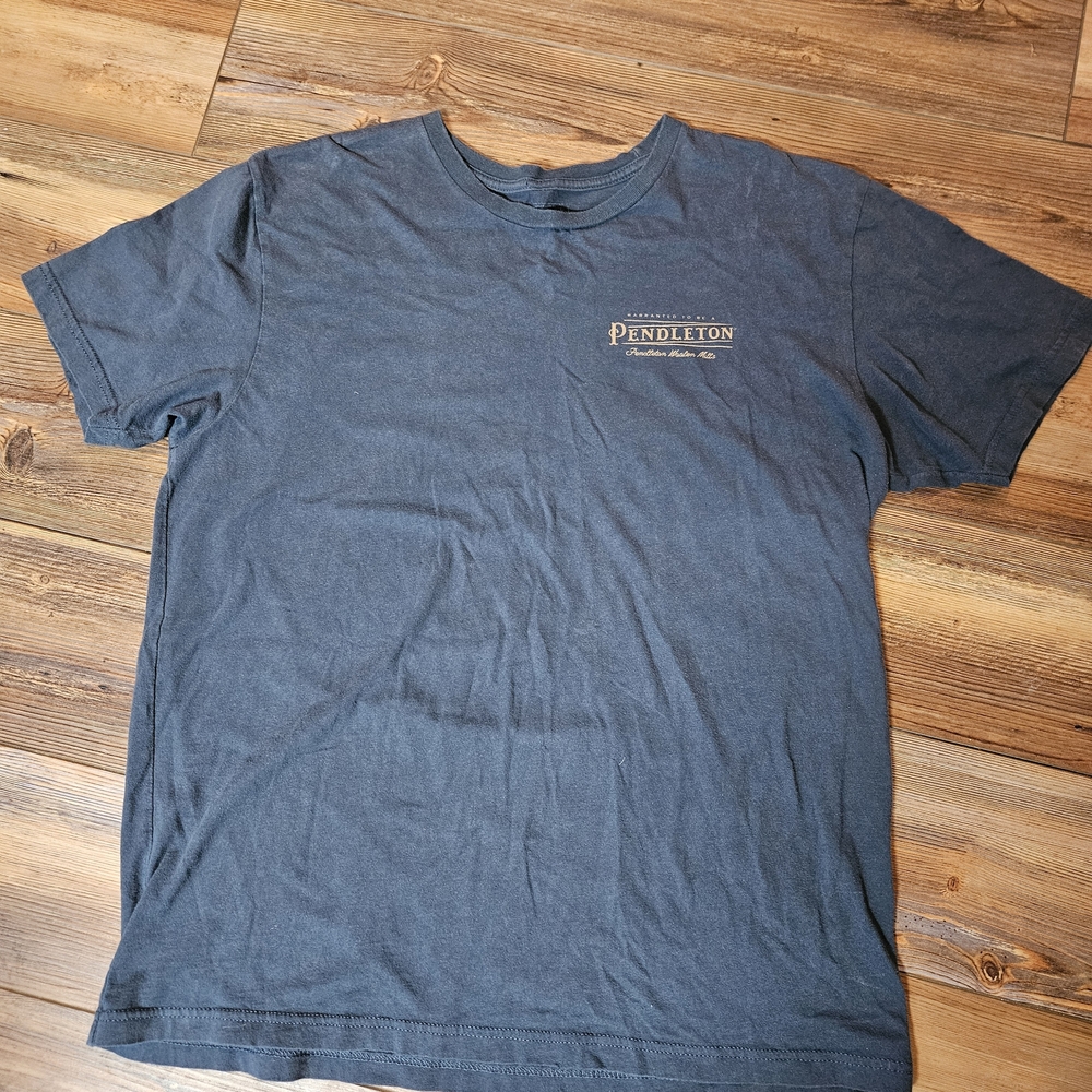 Pendleton Blue Short Sleeve Logo Tee